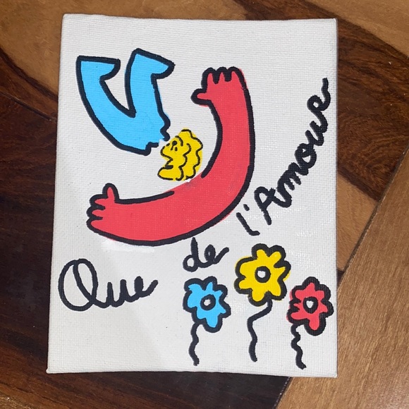 ONLY LOVE ~ HAND PAINTED | SUPPORT A LOCAL ARTIST - Picture 3 of 3